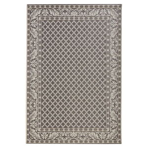Šedo-krémový venkovní koberec Bougari Royal, 115 x 165 cm