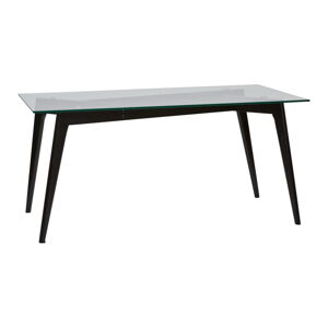 Jídelní stůl s černýma nohama Marckeric Janis, 160 x 90 cm