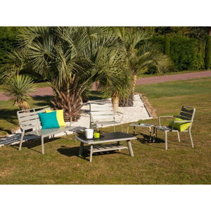 Set zahradního stolku, křesel, lavice a podnožky Ezeis Spring Lounge