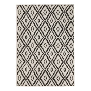 Hnědo-bílý venkovní koberec Bougari Rio, 200 x 290 cm