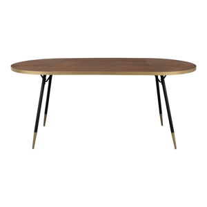 Jídelní stůl s deskou v dekoru jasanového dřeva 90x180 cm – White Label