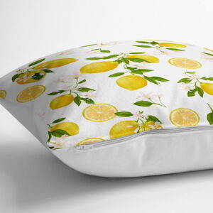 Povlak na polštář s příměsí bavlny Minimalist Cushion Covers Lemons, 70 x 70 cm