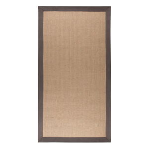 Hnědo-šedý jutový koberec Flair Rugs Herringbone, 80 x 150 cm