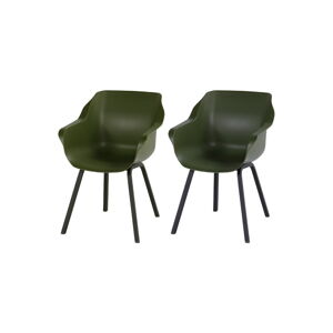 Sada 2 zelených zahradních židlí Hartman Sophie