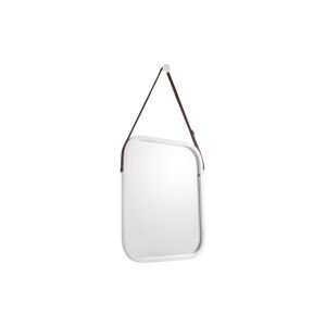 Nástěnné zrcadlo v bílém rámu PT LIVING Idylic, délka 40,5 cm