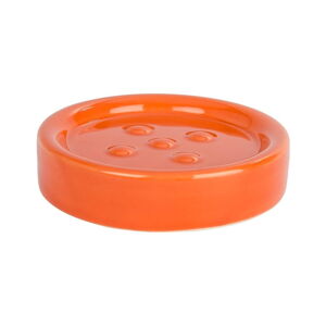Oranžová podložka pod mýdlo Wenko Polaris Orange