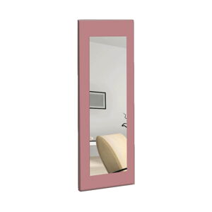 Nástěnné zrcadlo s růžovým rámem Oyo Concept Chiva, 40 x 120 cm