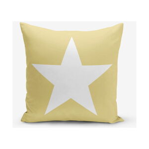 Žlutý povlak na polštář Minimalist Cushion Covers Stars, 45 x 45 cm