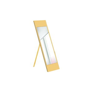 Stojací zrcadlo se žlutým rámem Oyo Concept, 35 x 140 cm