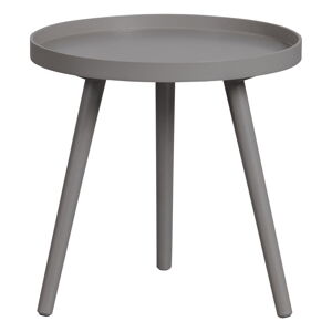 Světle šedý odkládací stolek WOOOD Sasha, ø 41 cm